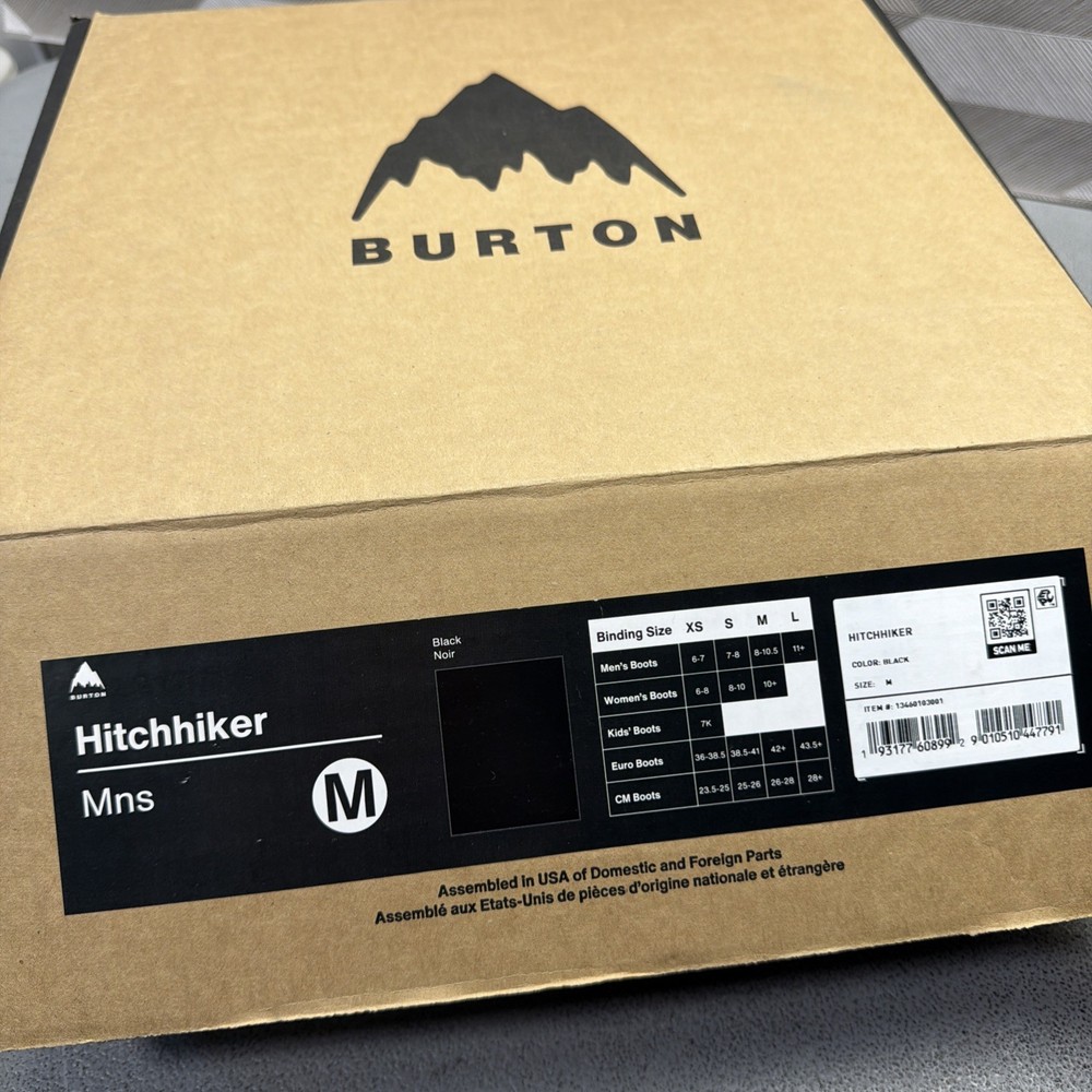 Snowboard Bindings BURTON Hitchhiker Mns Size M