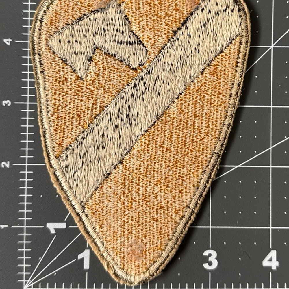 WW2 1st Cavalry Division Snow Back Patch - #1068
