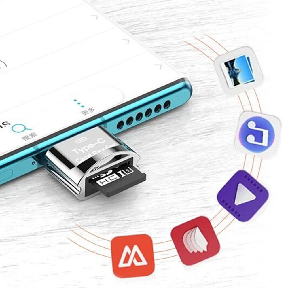 Smart Card Reader USB 3.0 Type C Micro SD TF Memory Adapter Laptop Computer xY