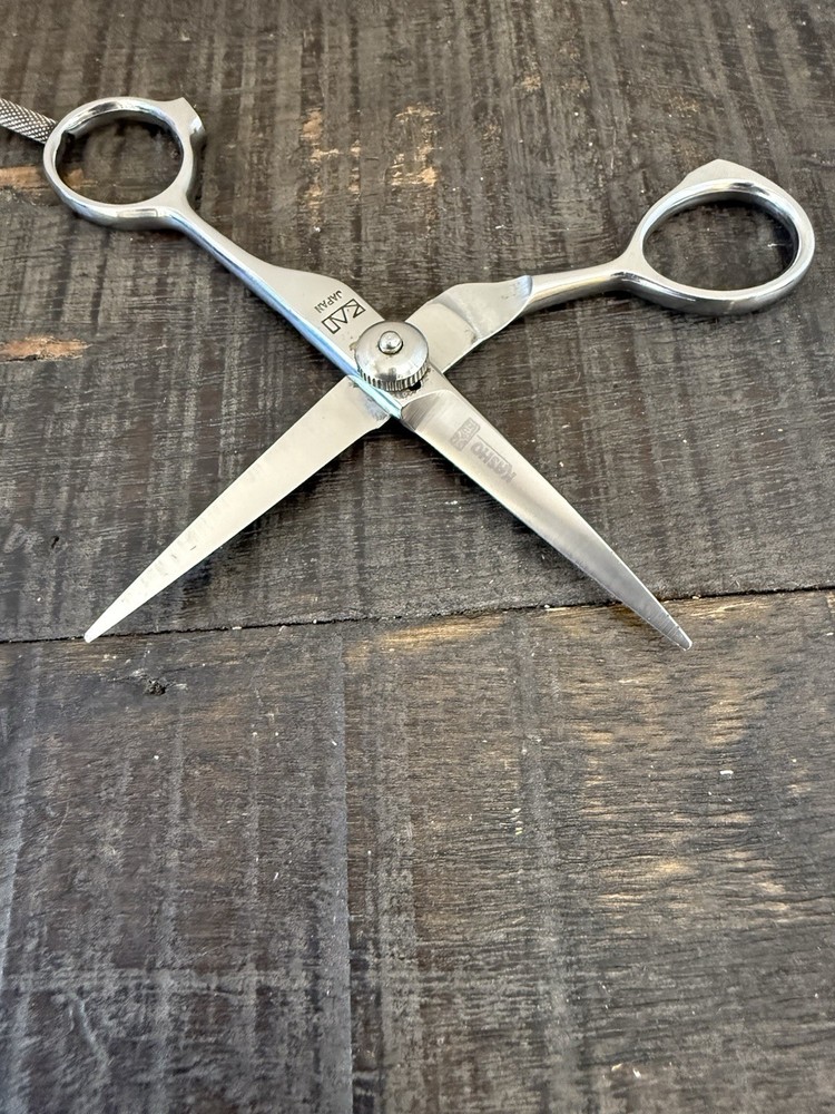 Kasho KDM Design Master 5.0 Straght Shears with leather case