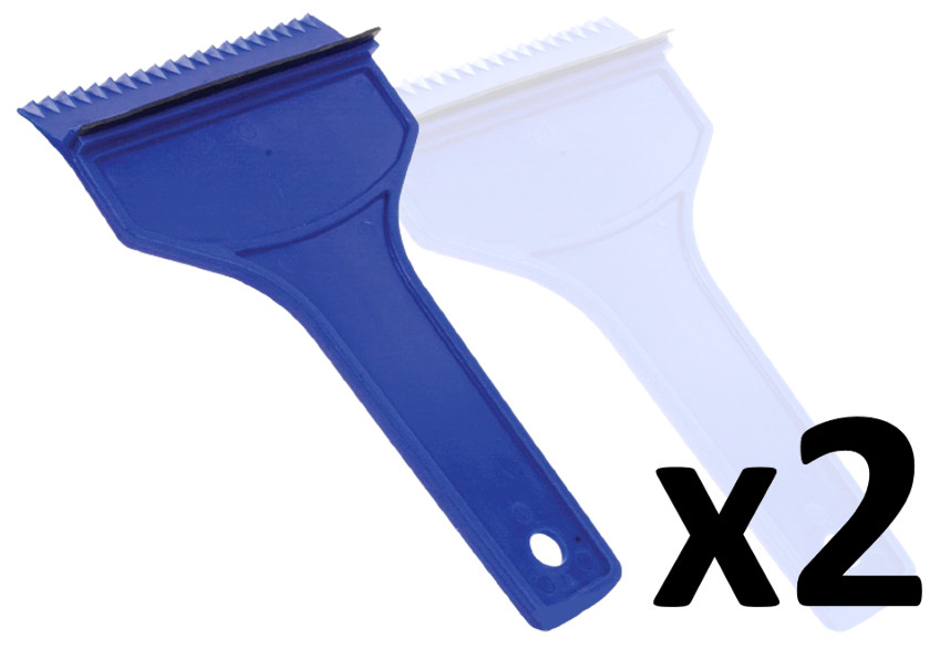 2x Carplan - Value Frost Snow Car Window Ice Scraper & Squeegee