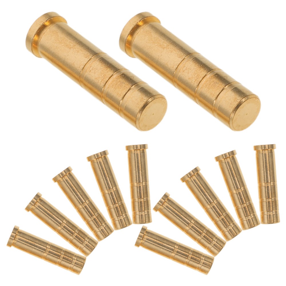12 Pcs Arrow Connection Seat Inserts Points Archery Brass Connector