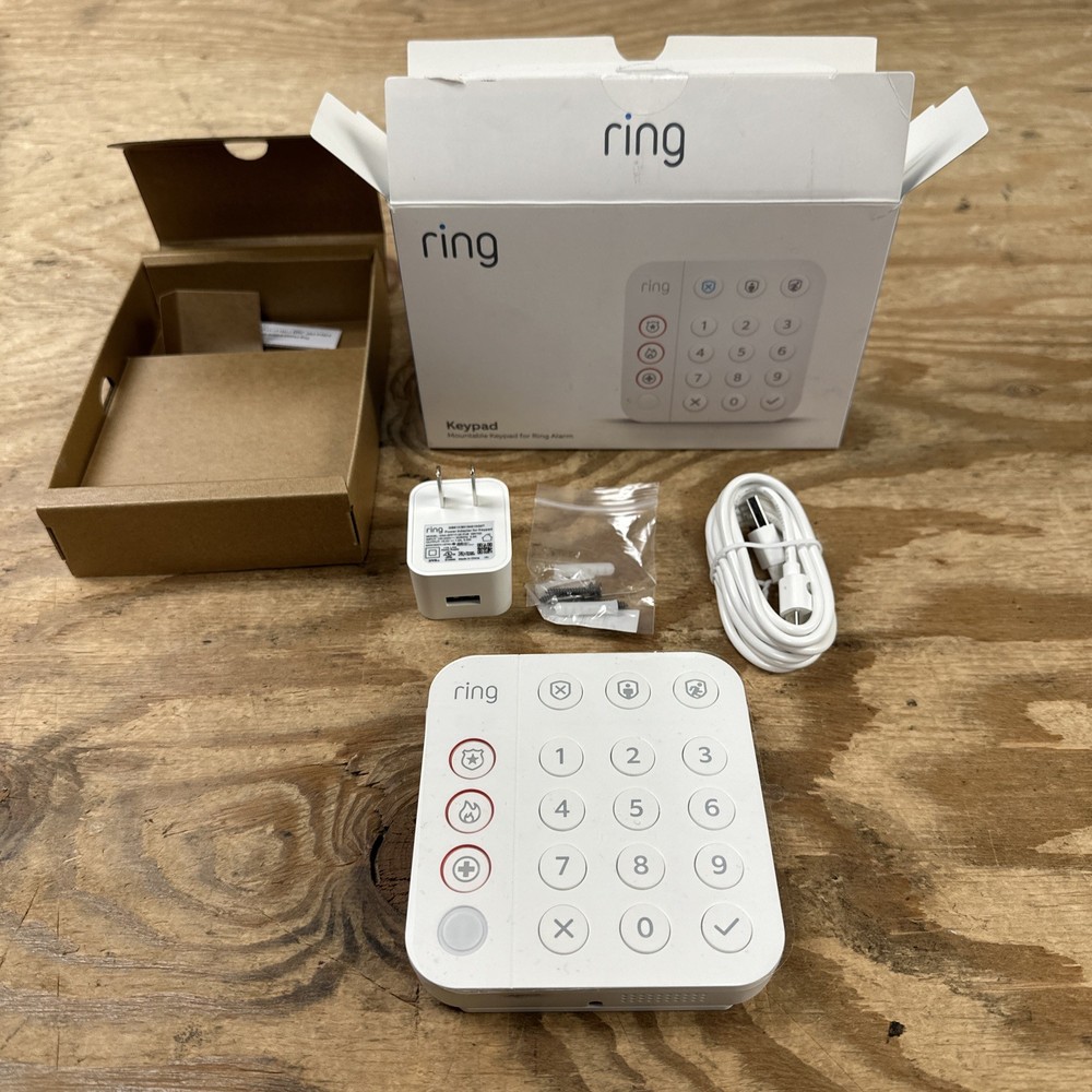 Ring Alarm Home Security System Keypad. Used DamagedBox