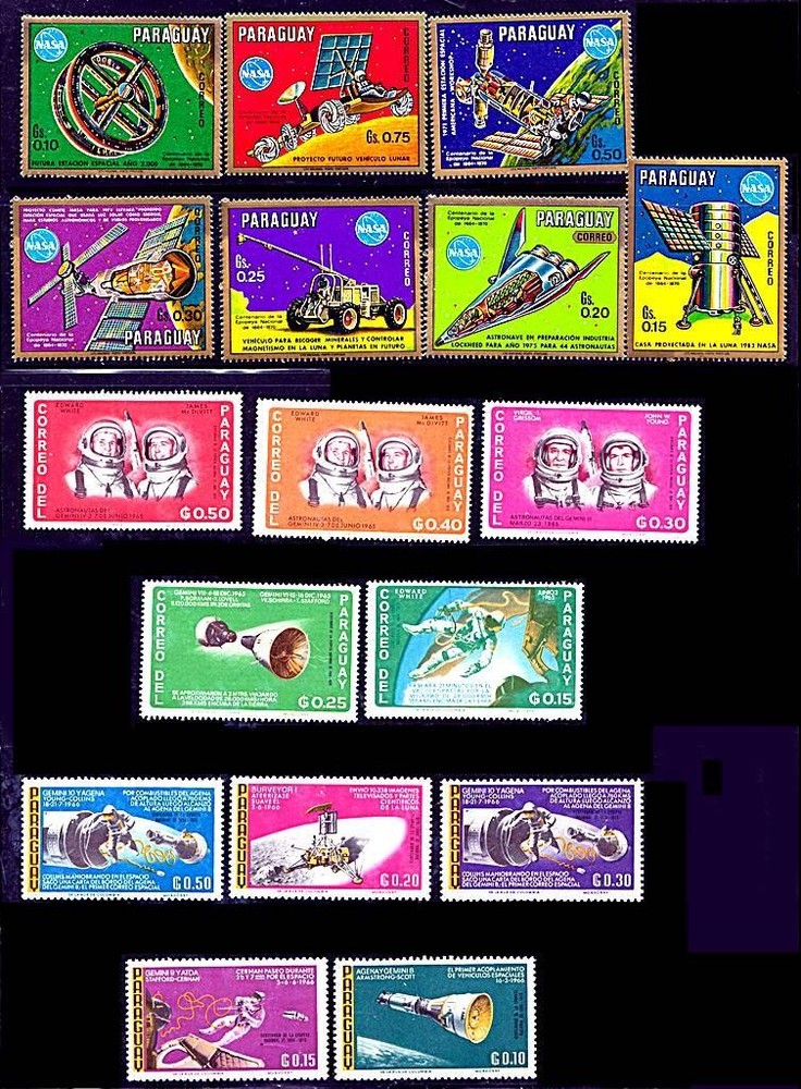 PARAGUAY = SPACE = NASA PAST & FUTURE PROJECTS MNH