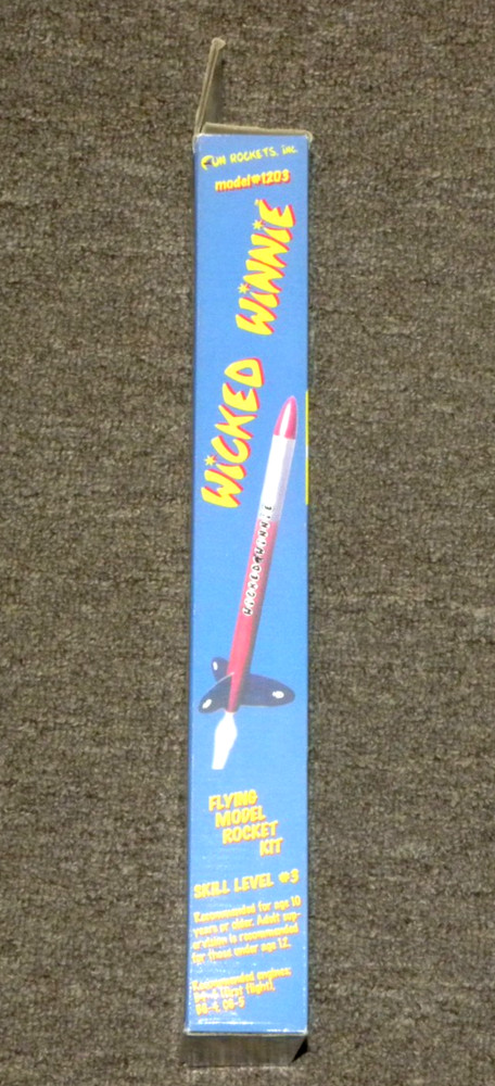 Holverson WICKED WINNIE, Payload Rocket, Length 23.75", Boxed Version UNOPENED