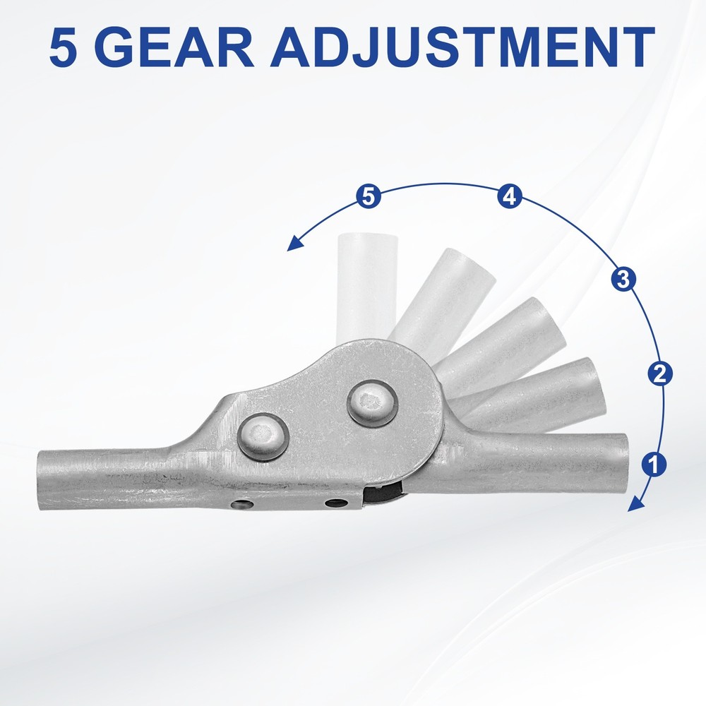 2Pcs Adjustable Sofa Hinge, 180 Degree 5 Gear Support Joint for Sofa