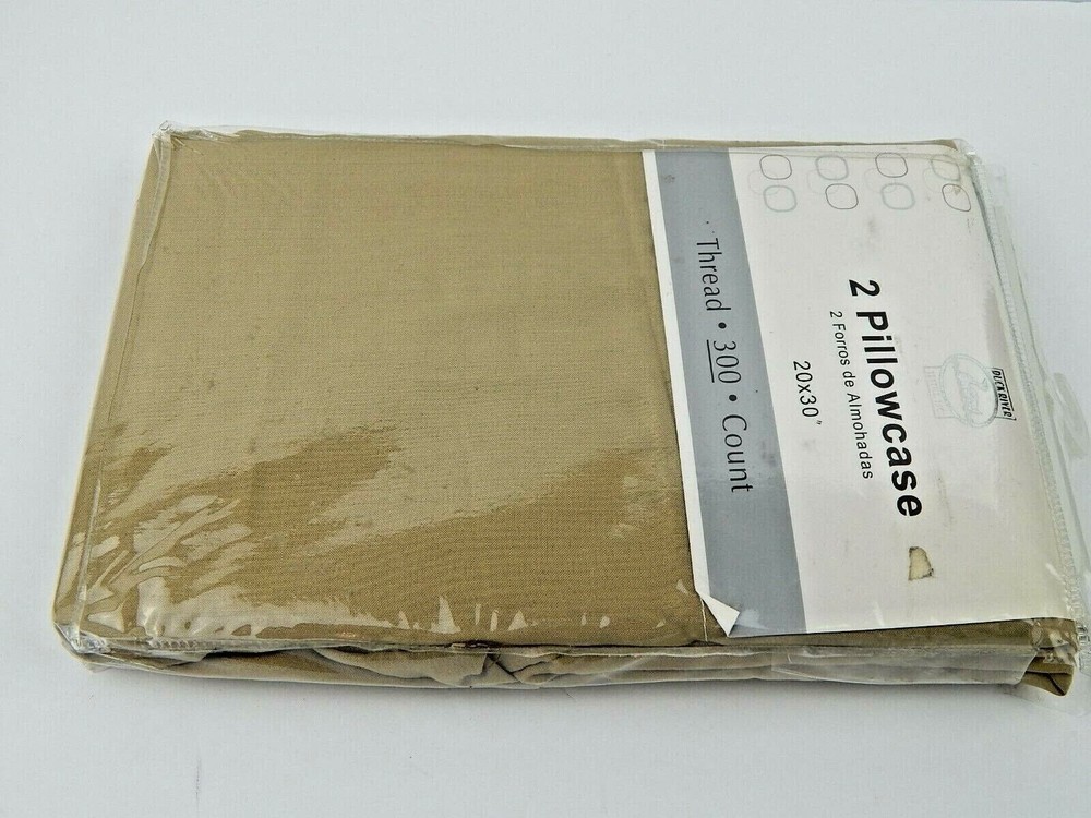 Duck River Pair Pillowcases 300 Thread Count Taupe Standard