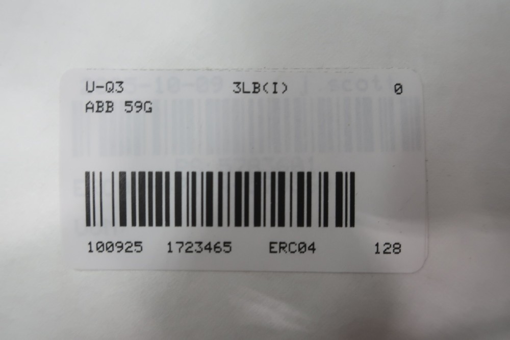 Abb 410E1375 Ground Voltage Relay