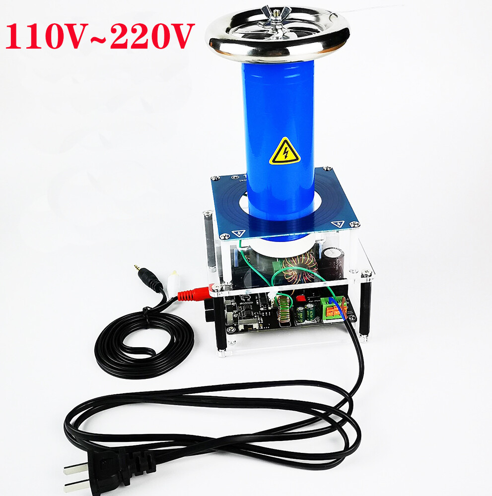 NEW Tesla Coil Desktop Grade Solid State Music Tesla Coil Upgrade