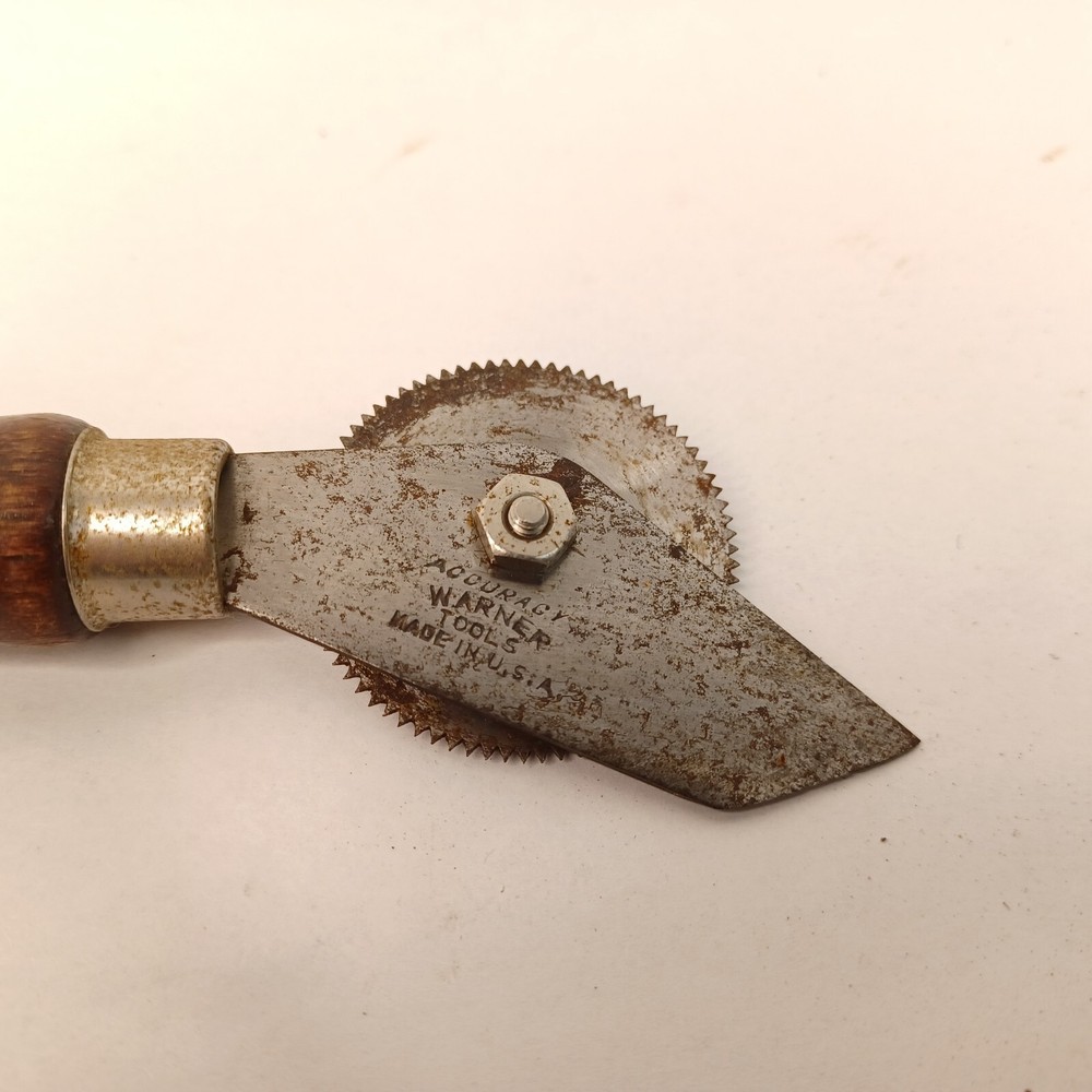 Vintage Accuracy Warner Tools Circular Wheel Cutter Tool