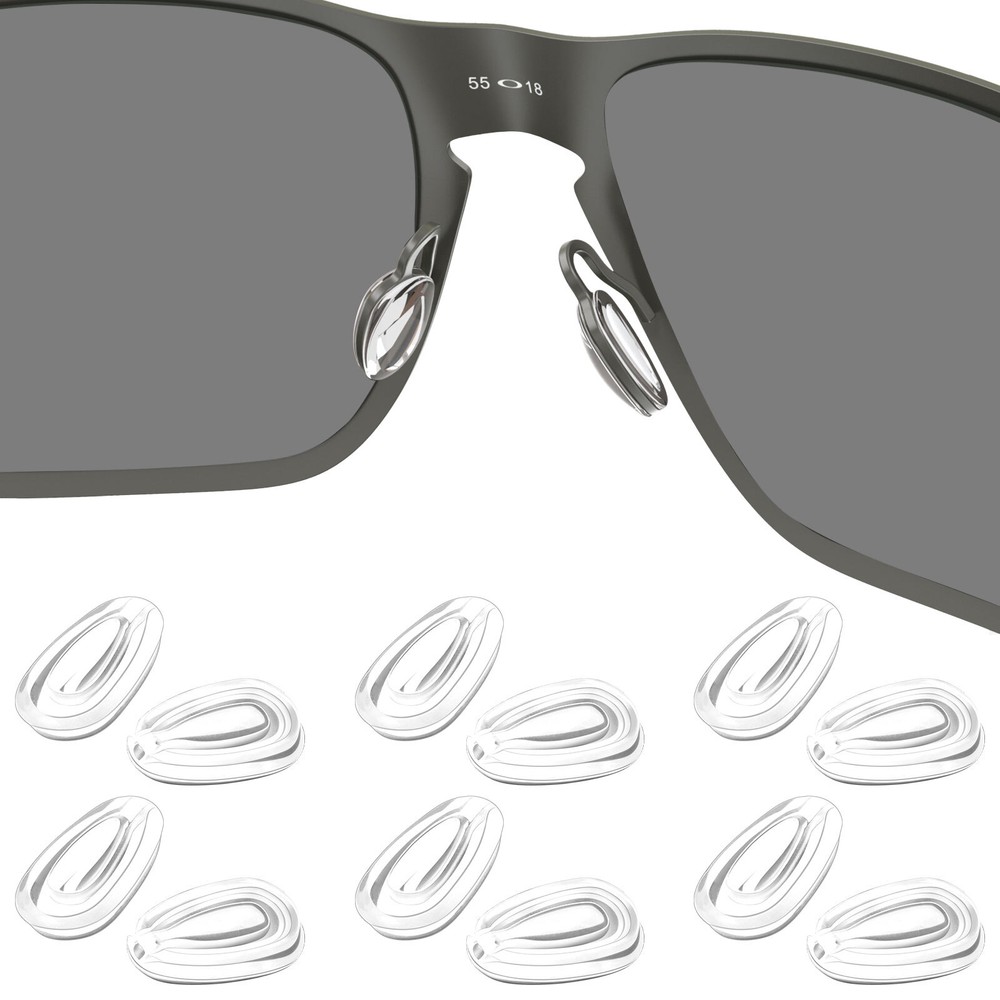 Silicone Replacement Crystal Clear Nose Piece For-Oakley Given/ Wingfold EVS