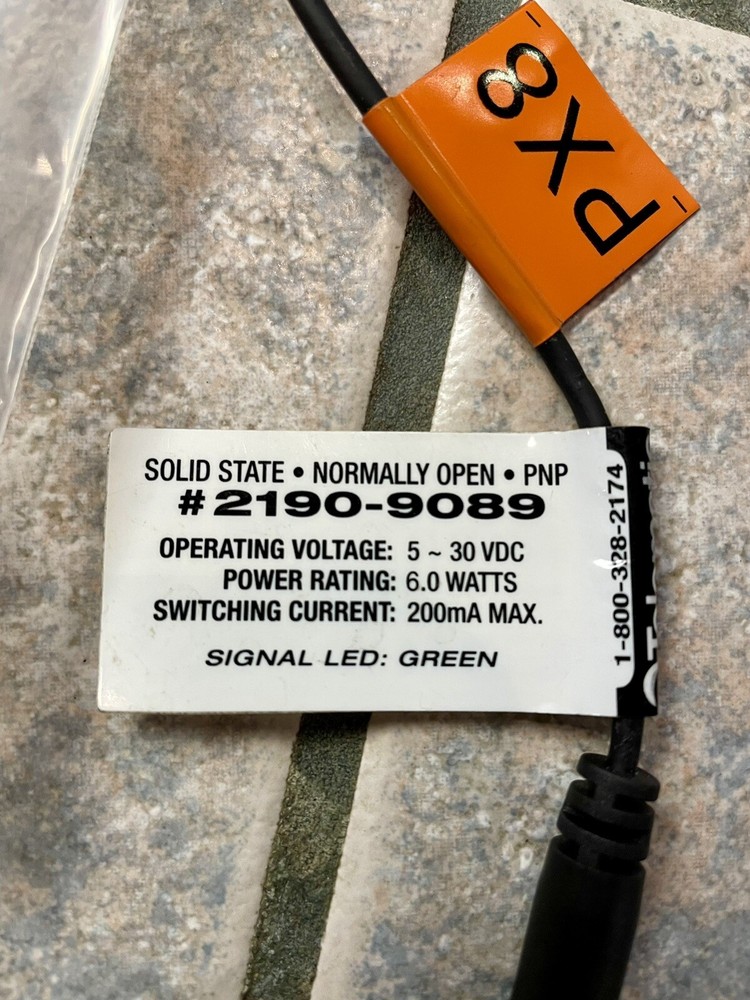 TOLOMATIC PROXIMITY SENSOR #2190-9089