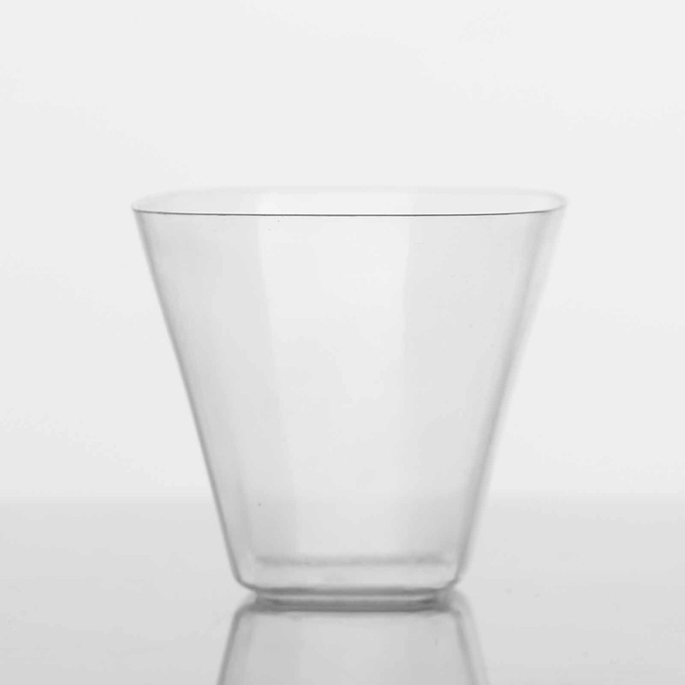 4 oz Disposable Clear Single Serve Drink Dessert Cups PLASTIC GLASSES TABLEWARE