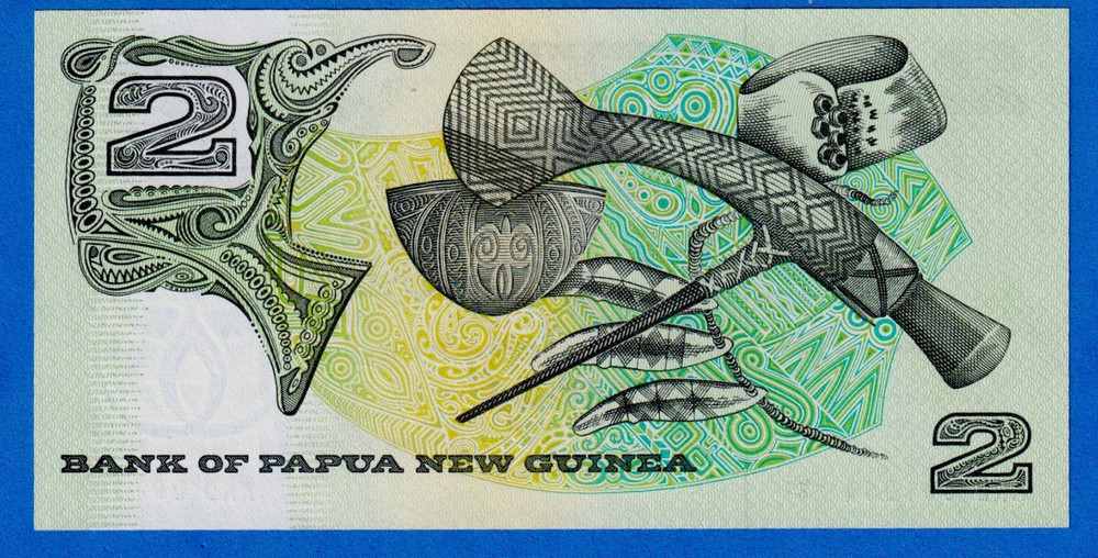 Papua New Guinea 2 Kina 1991 P-5c UNC Note