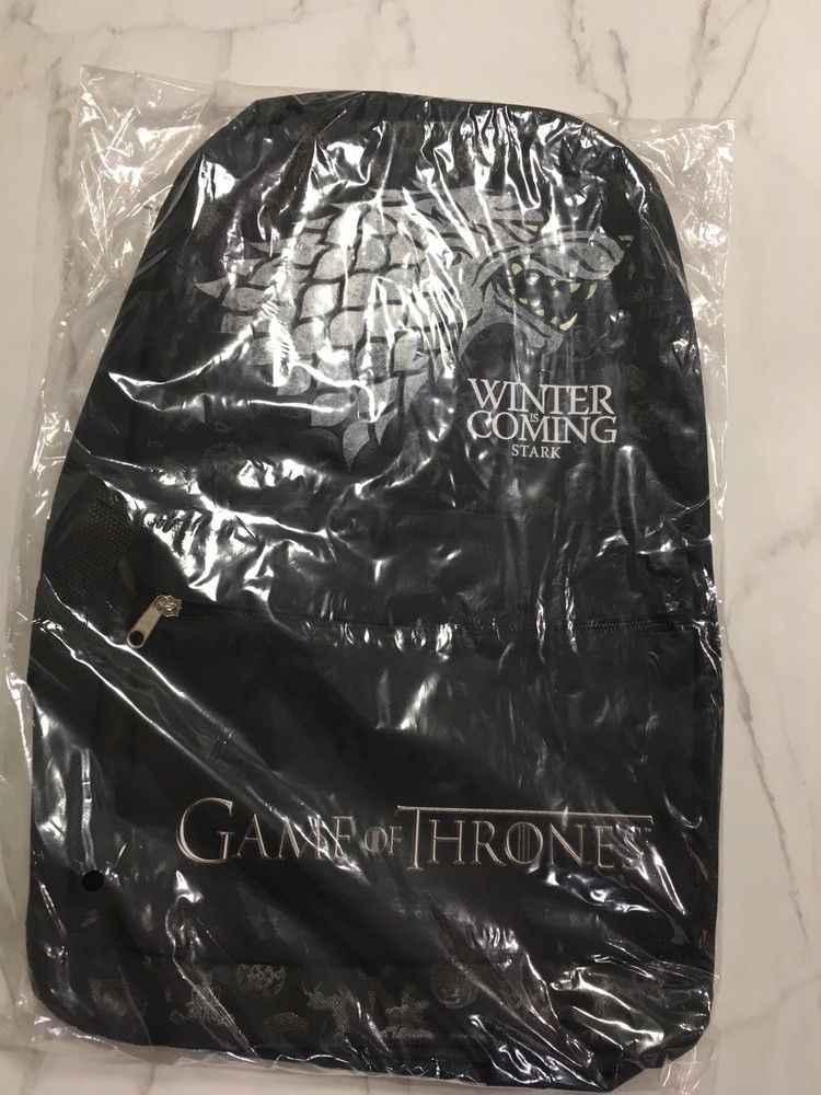 ~ Game of Thrones Backpack ~ Winter is Coming House Stark Backpack ~ Direwolf ~