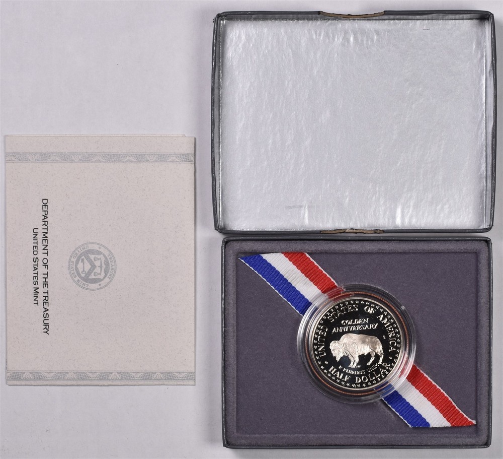 1991 Mt. Rushmore Clad Commemorative Half Dollar - Proof With Box & COA
