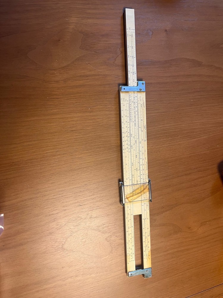 Slide Rule DIETZGEN w/ Original Leather Case