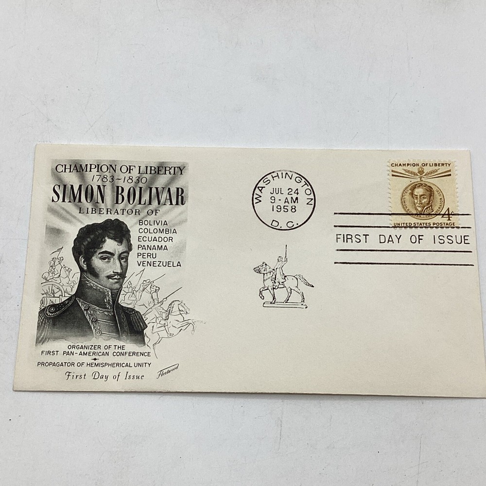 (5) 1958 Assorted Postal Card & Envelope Assorted Denominative Stamps FDC