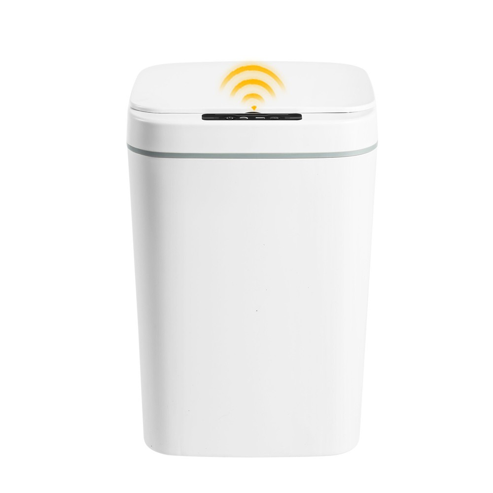 Touchless 4.22 Gallon Automatic Motion Sensor Trash Can for Bathroom Use