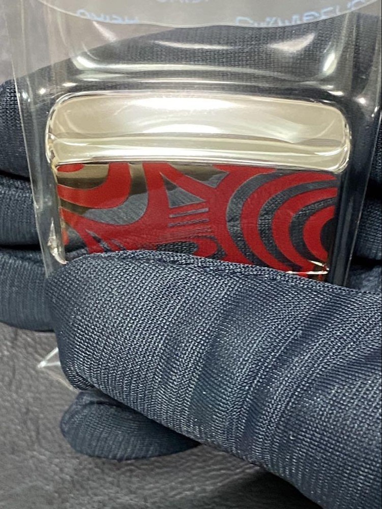 Zippo Paul Smith Red Heart Printed One Sided Processing Lighter Regular Japan