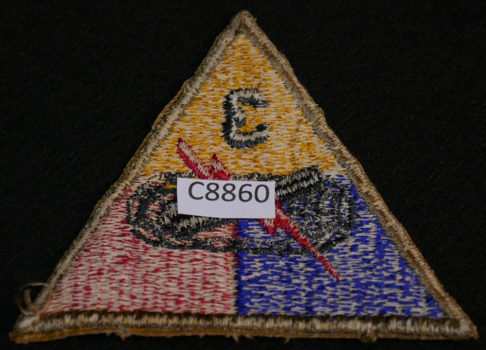 Cold War US Army 3rd Armored Division SSI Shoulder Patch Issued Condition