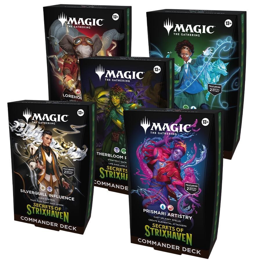 Sealed Secrets of Strixhaven Commander Deck Case Magic MTG