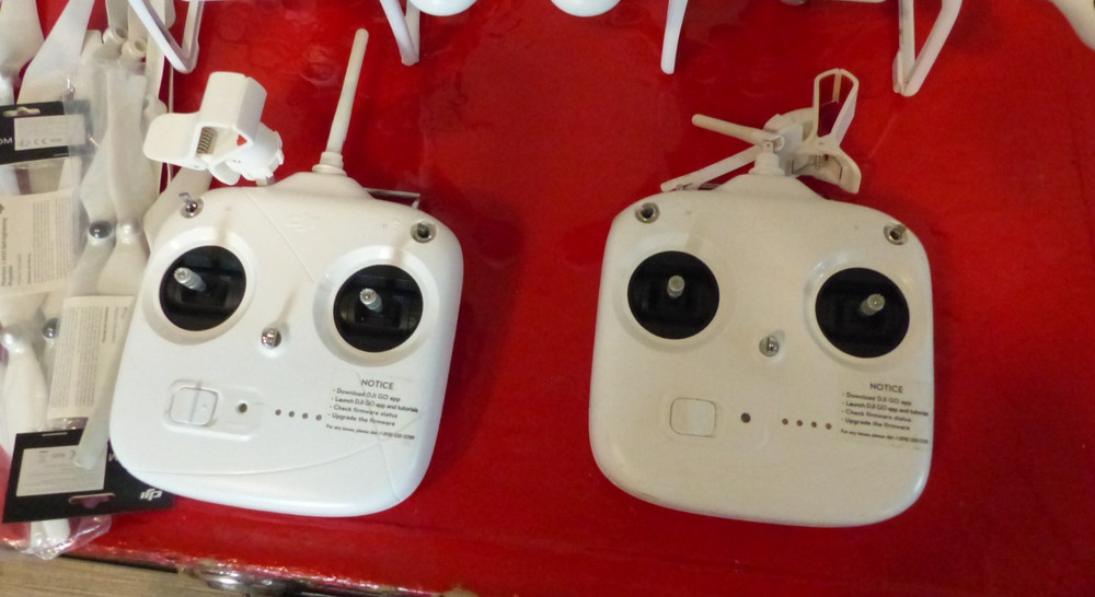 2 DJI Phantom 3 Standard Quadcopters Camera Drone's - White