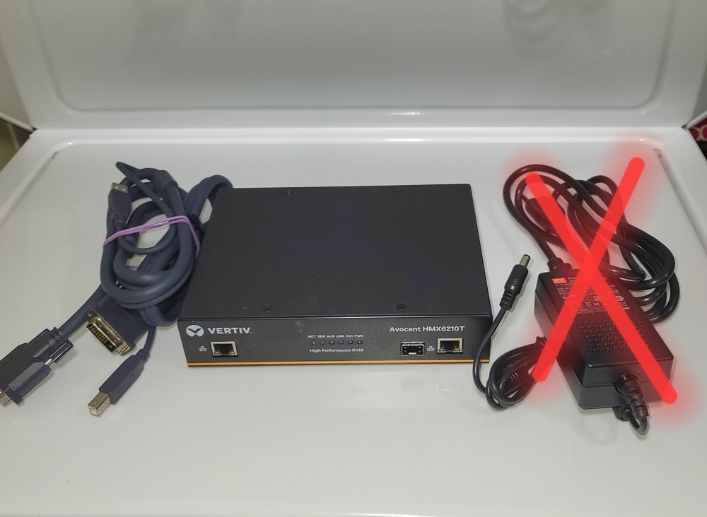 VERTIV Avocent HMX6210T High Performance KVM Transmitter Rack Rail Studio