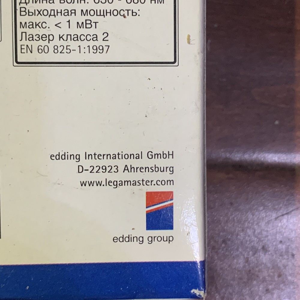 Legamaster Red LASER POINTER Presentation LX 2 Germany Conference ,Office ,Class