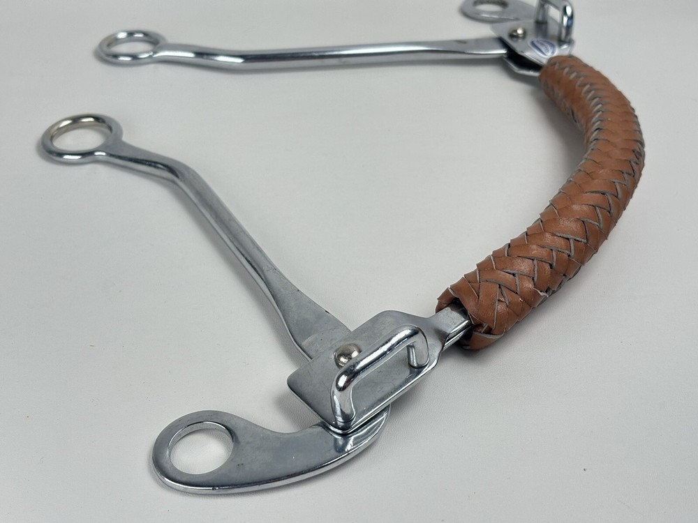 Western Braided Hackamore Bit Horse