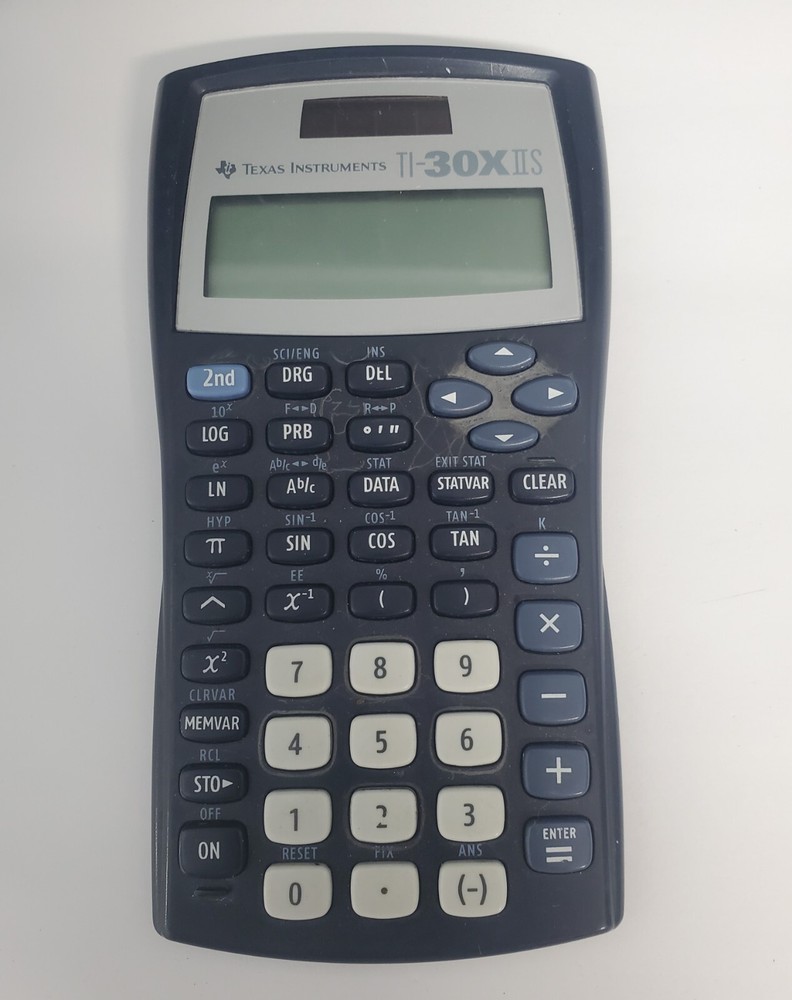 Texas Instruments TI-30XIIS Scientific Calculator Working Used