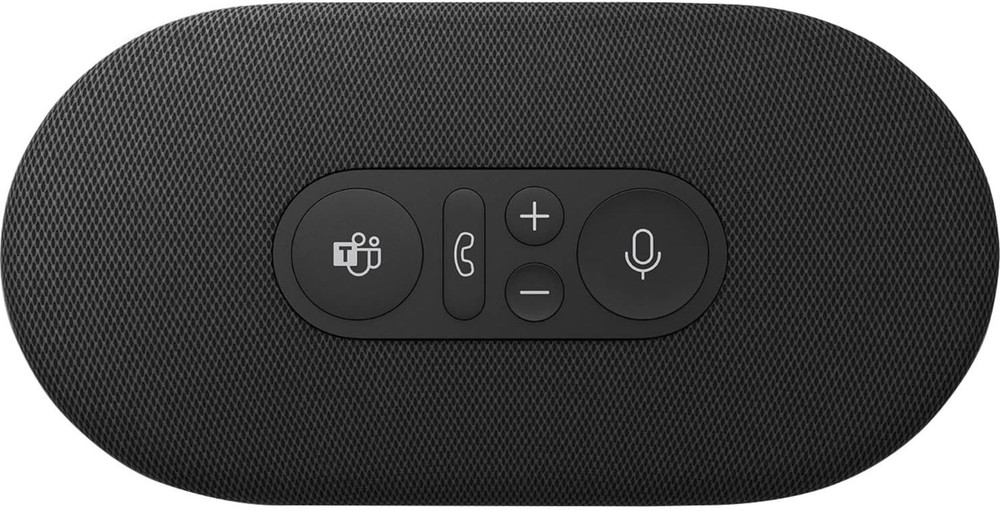 Microsoft Modern USB-C Speaker w/ Mic & Teams Controls – Black (Open Box)