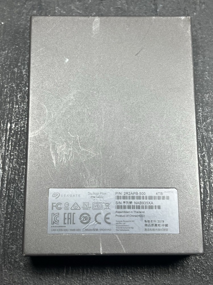 Seagate Backup Plus Portable 4TB External Hard Drive USB 3.0 Black