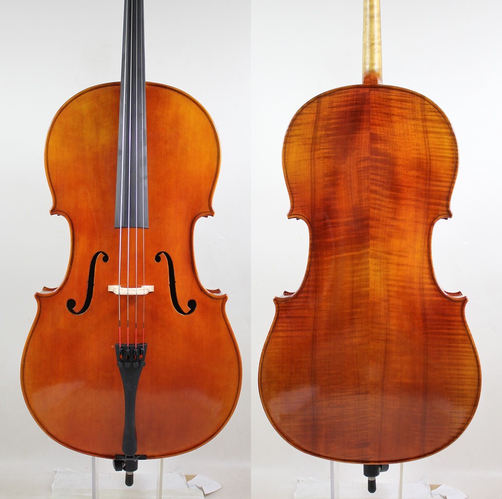 Best Model ! A Stradivari Style Cello 1/2 Size, Deep Tone #8086