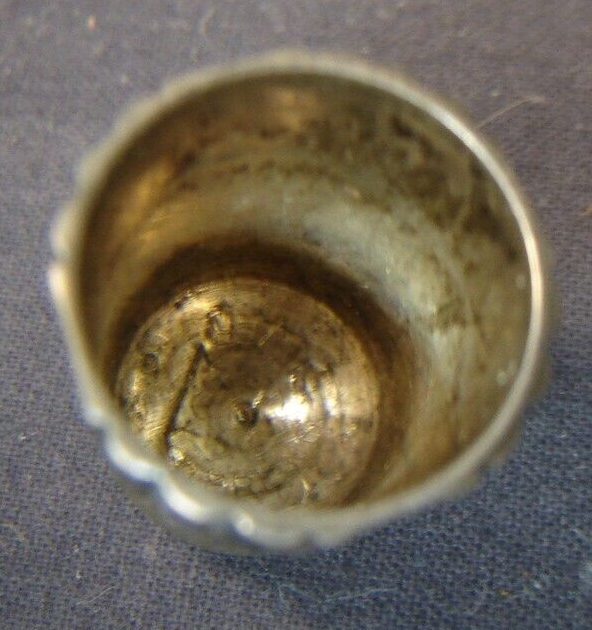 Vintage #9 Sterling Silver Sewing Thimble