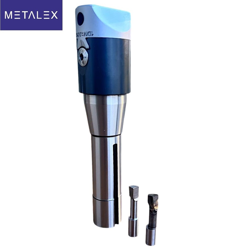 1.5" Precision Adjustable Boring Head Set With R8 Shank & HSS + Carbide Tool Bit