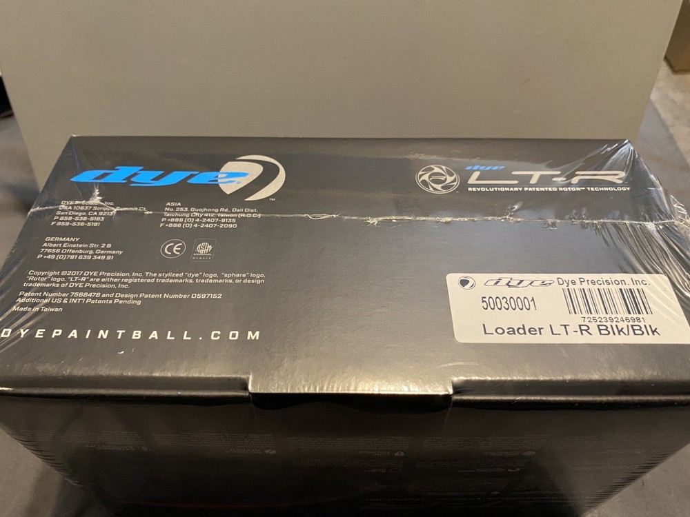 Dye LT-R Paintball Loader - Black / Black