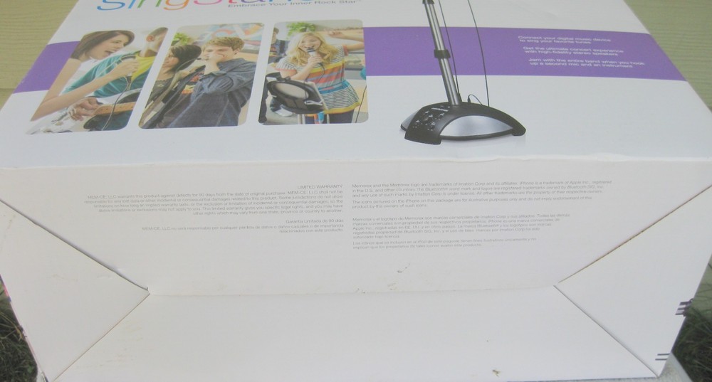 Memorex Sing Stand 2 Home Karaoke System Speaker System - NEW (PLEASE READ)