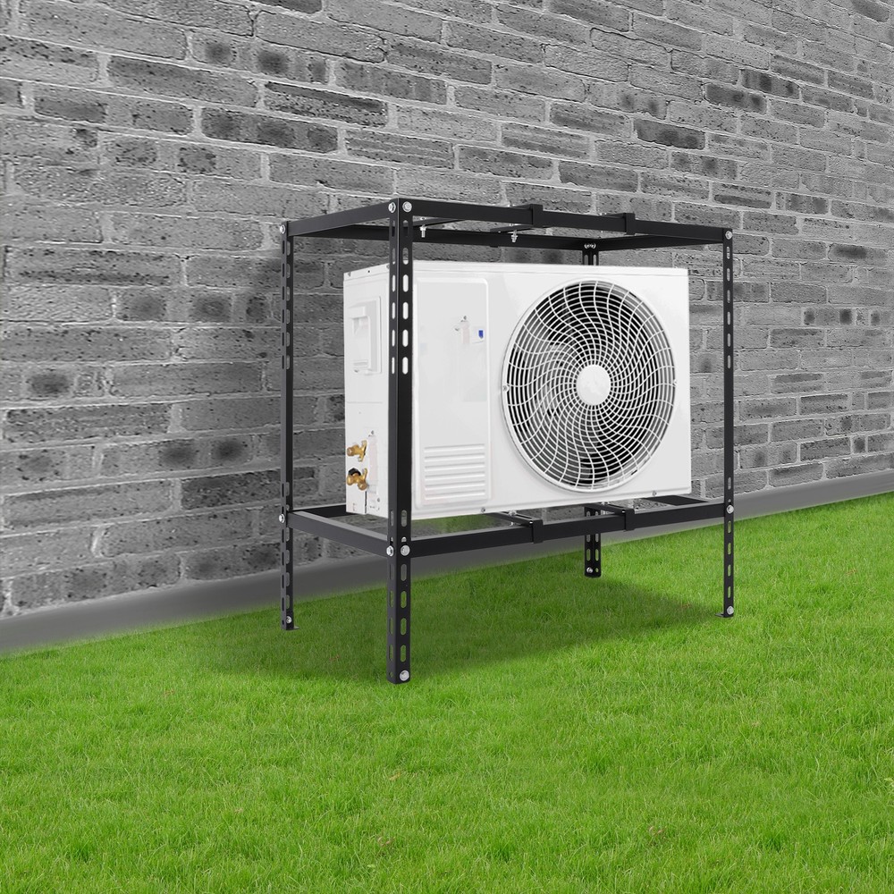 Air Conditioner Unit Support Bracket Black Stand Bracket Split Ground Bracket US