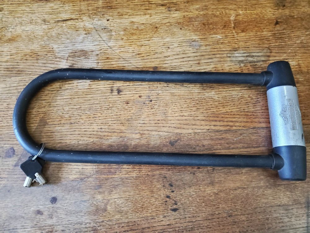 Harley Davidson Black U-Lock Kryptonite 46093-98 Wheel lock