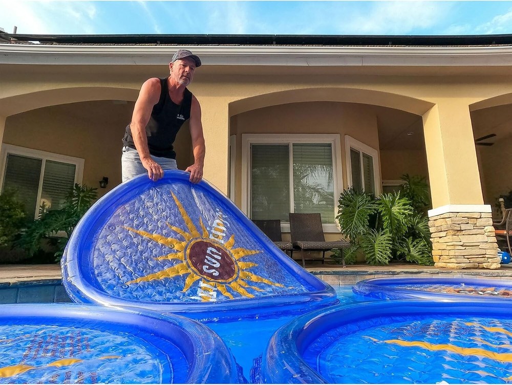 Solar Sun Ring Pool Spa Heater 21K BTU, Efficient Cover Heating System, SSR1