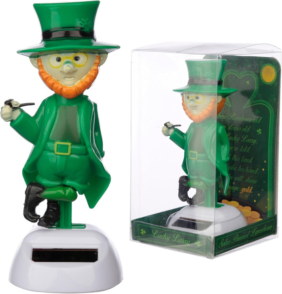 Fun Novelty Solar Pal Leprechaun