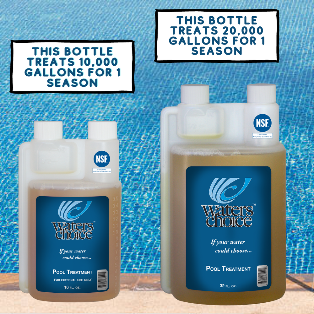 Waters Choice 16 oz. Pool Enzyme Concentrate - All Natural Weekly Application