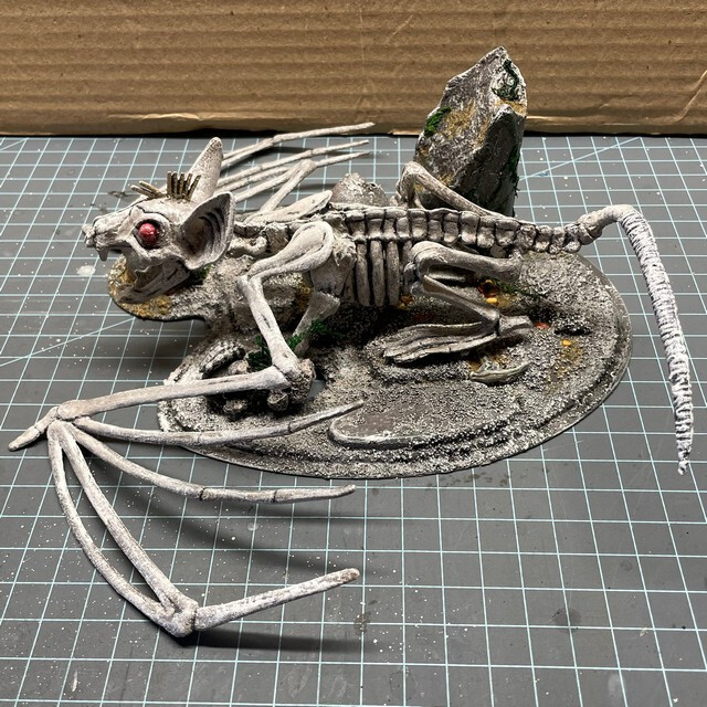 Handpainted Dragon Bone Diorama with Removable Base