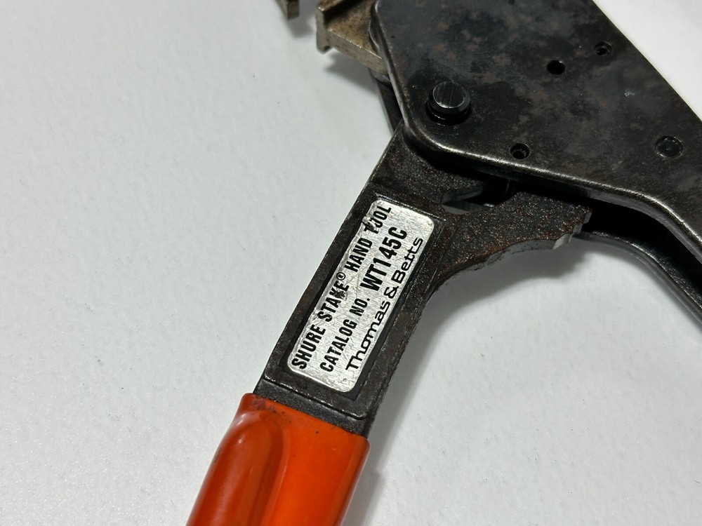 Thomas & Betts USA 2pc WT1300 & WT145C Ratcheting Crimper Tool Pair Set