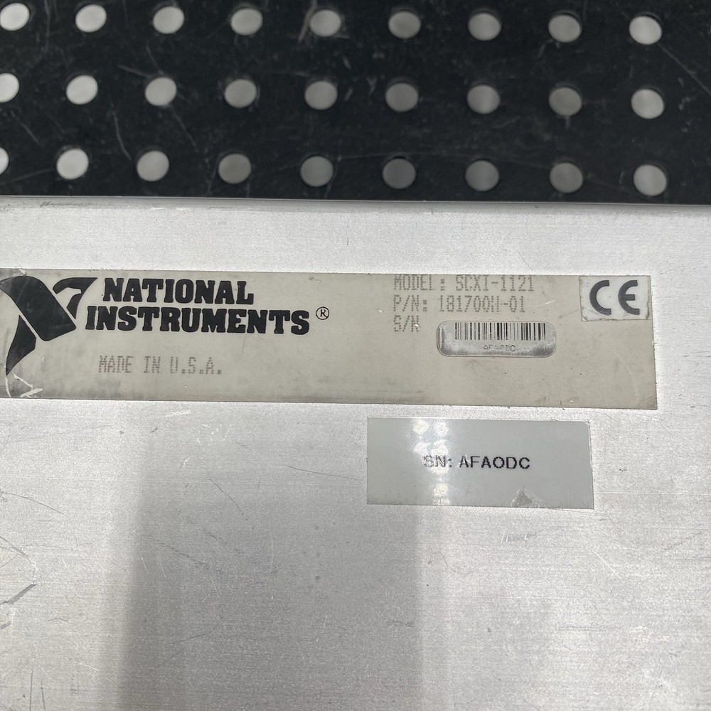 NATIONAL INSTRUMENTS SCXI-1121