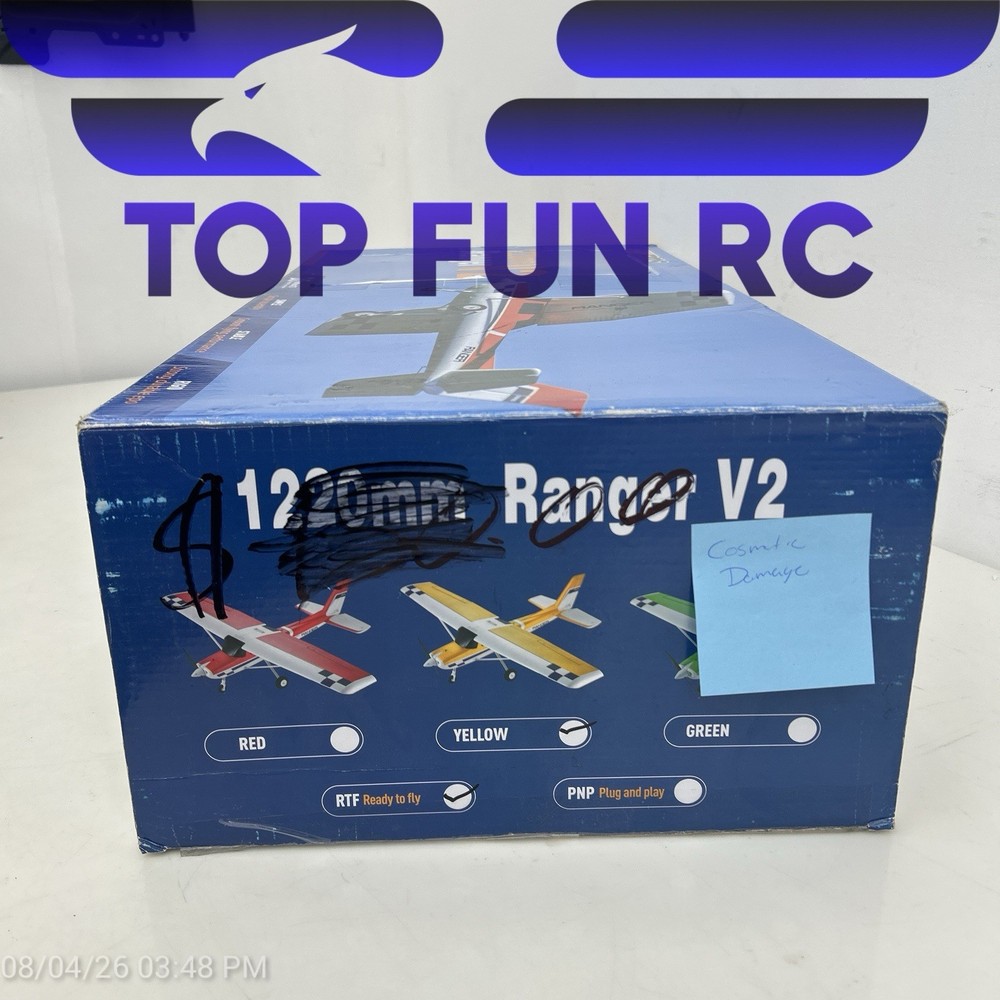 FMS RANGER 1220MM V2 RTF W/ REFLEX YELLOW (SCRATCH & DENT)