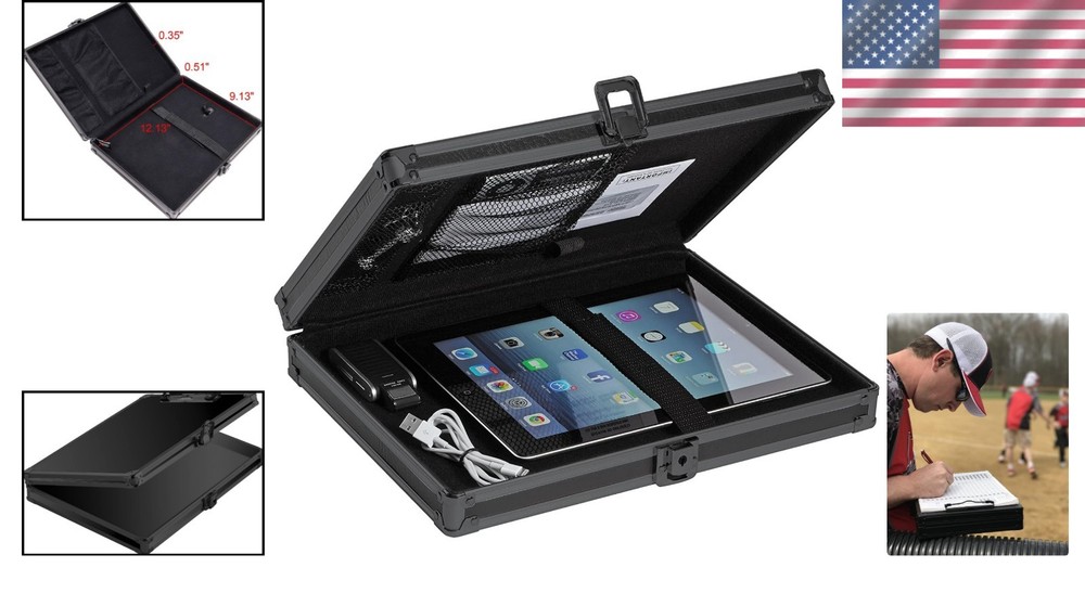 Secure Tactical Clip and Storage with Locking Clipboard - 50 Sheets Capacity