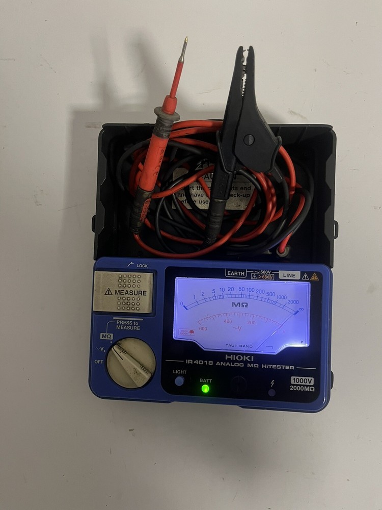 HIOKI IR4018 Analog Insulation Resistance Tester Single-Range