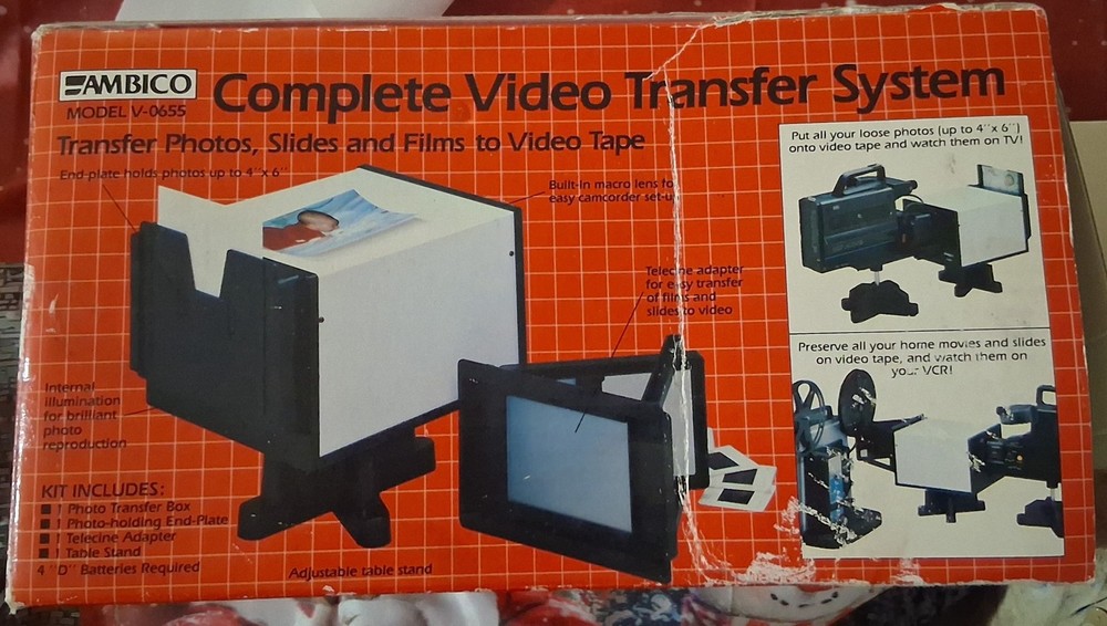 Ambico Complete Video Transfer System Open Box Unused Model V-0655